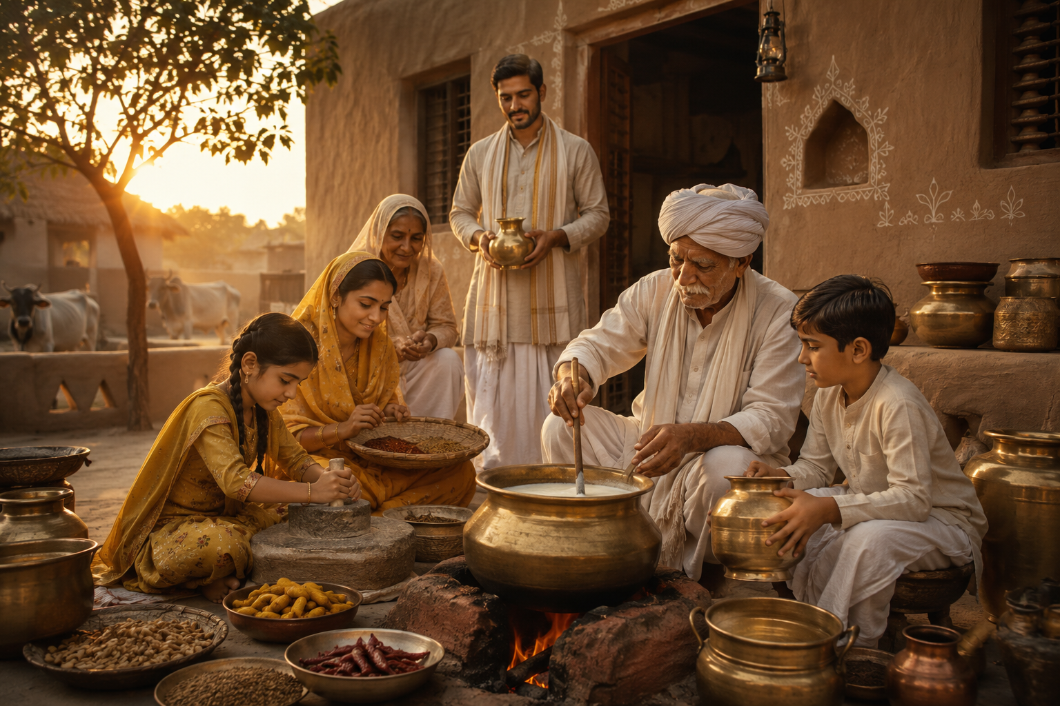 Traditional Ghee Making